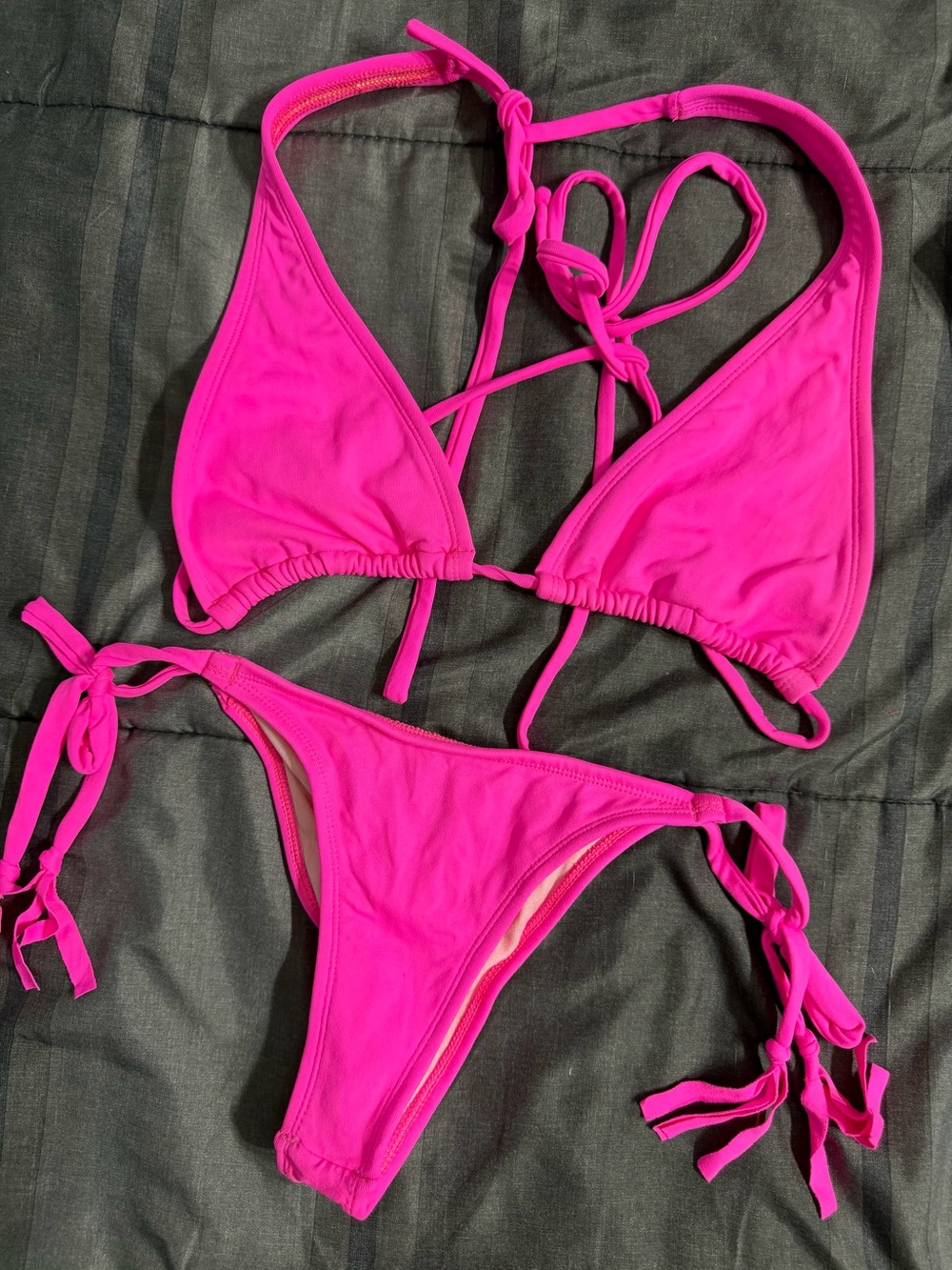 Hot Pink Pakaloha Bikini Set